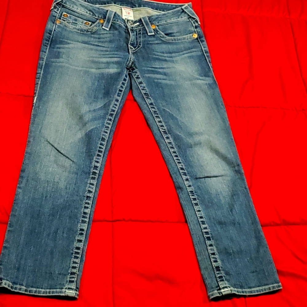 True religion capri,size 27
